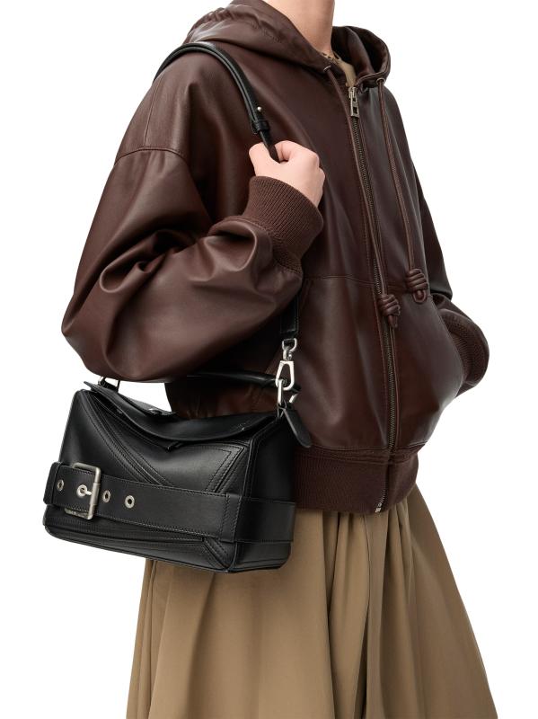 Loewe - パズルバイカーレザートップハンドルバッグ を