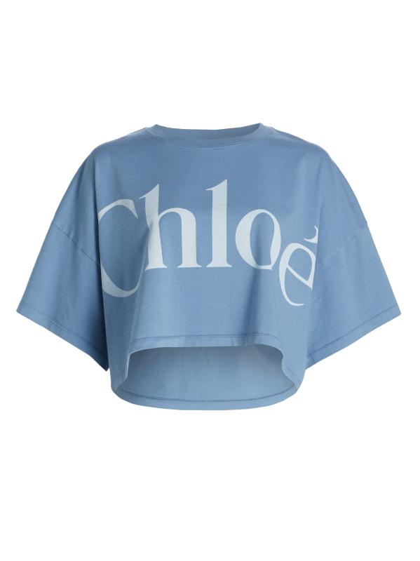 Chloé - ボクシーロゴTシャツ をオンライン購入 | Saks Fifth