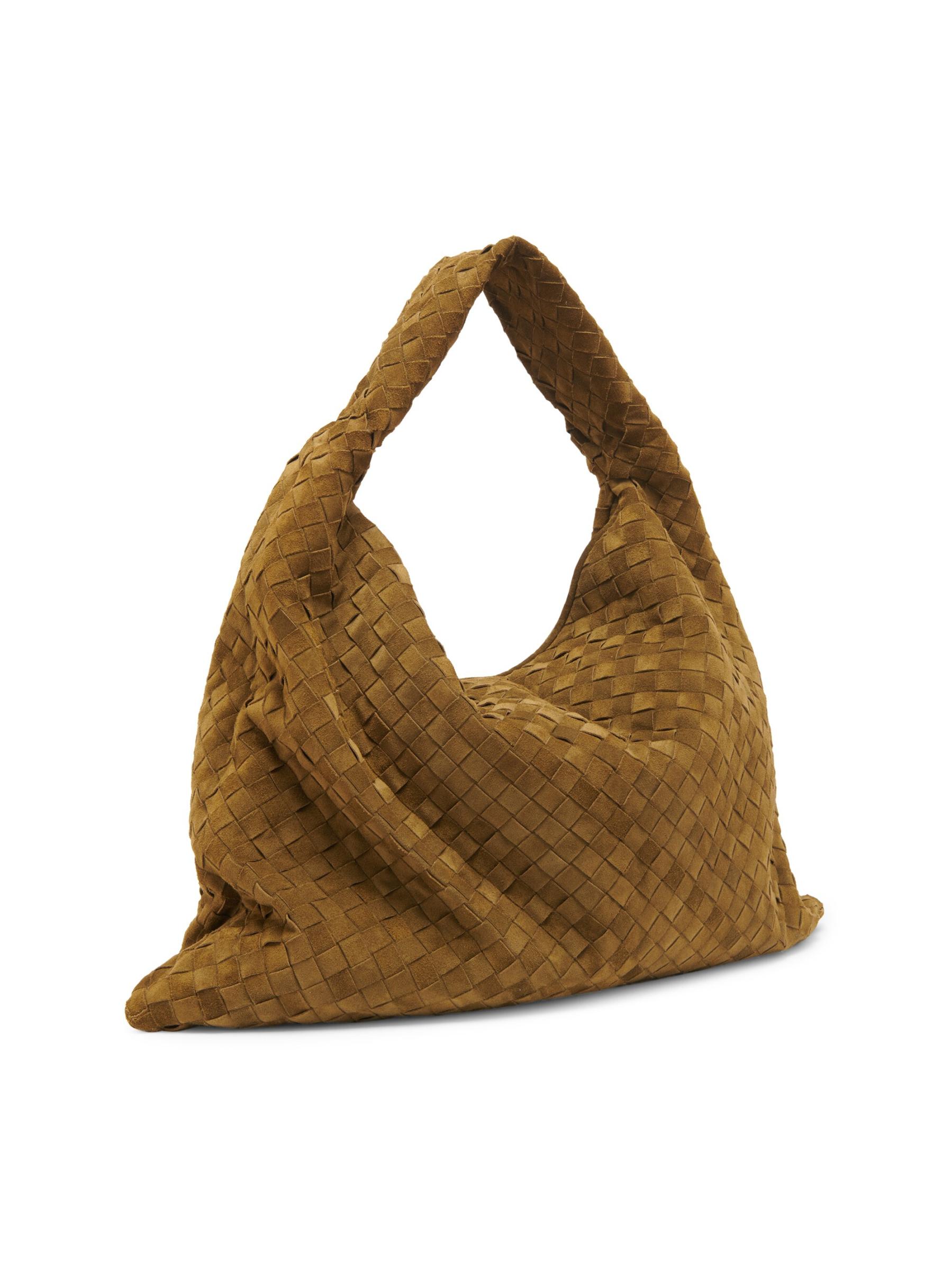 【BOTTEGA VENETA】ラージ ホップ イントレチャート スエード 激安通販オンラインショップ】 BOTTEGA VENETA】ラージ ホップ