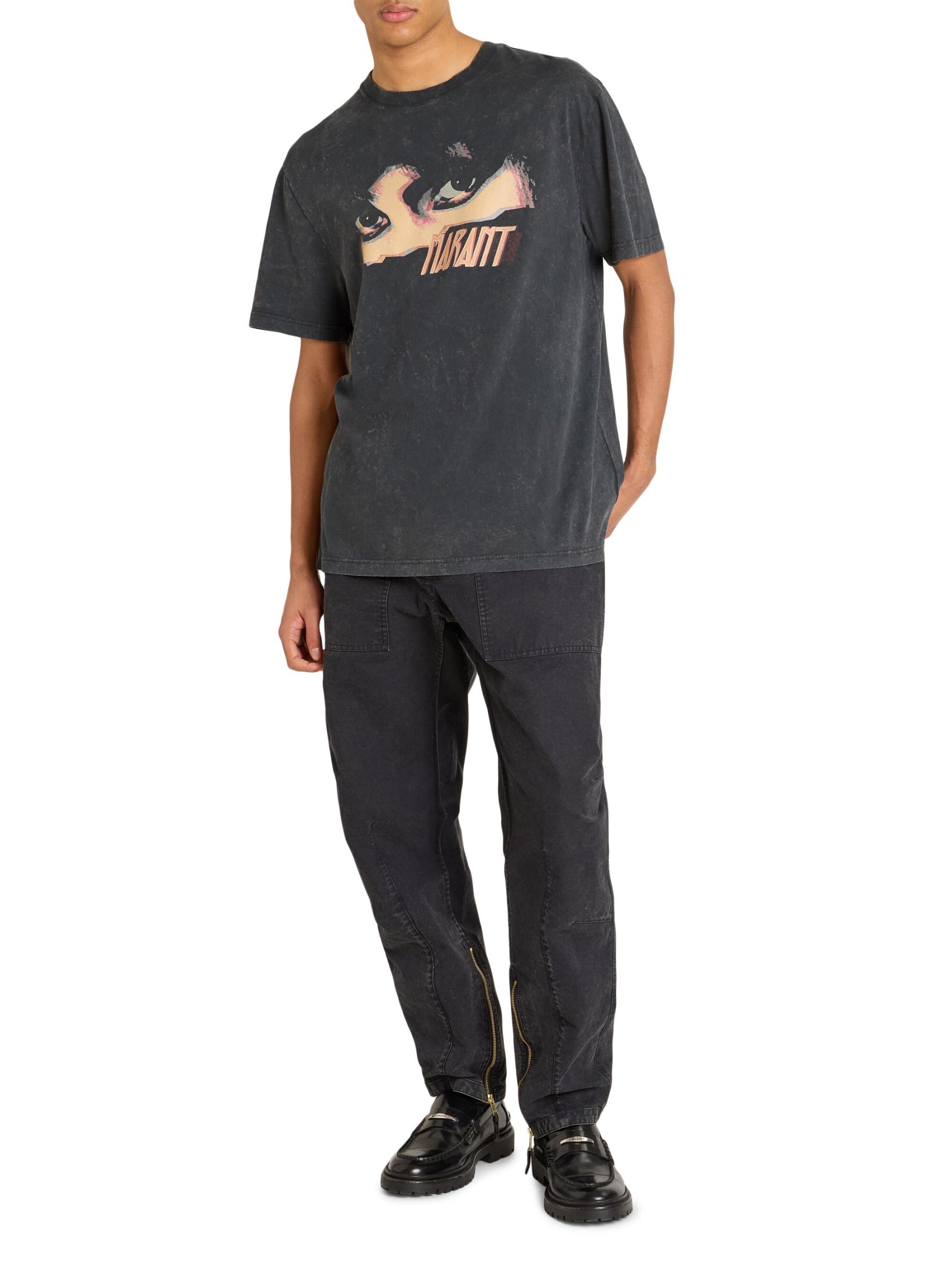 ★Isabel Marant★ヒューゴ コットン Tシャツ Isabel Marant - ヒューゴ グラフィック コットン Tシャツ を