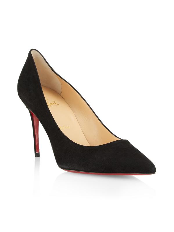 Shop Christian Louboutin Kate 85 Suede Pumps Saks Fifth Avenue
