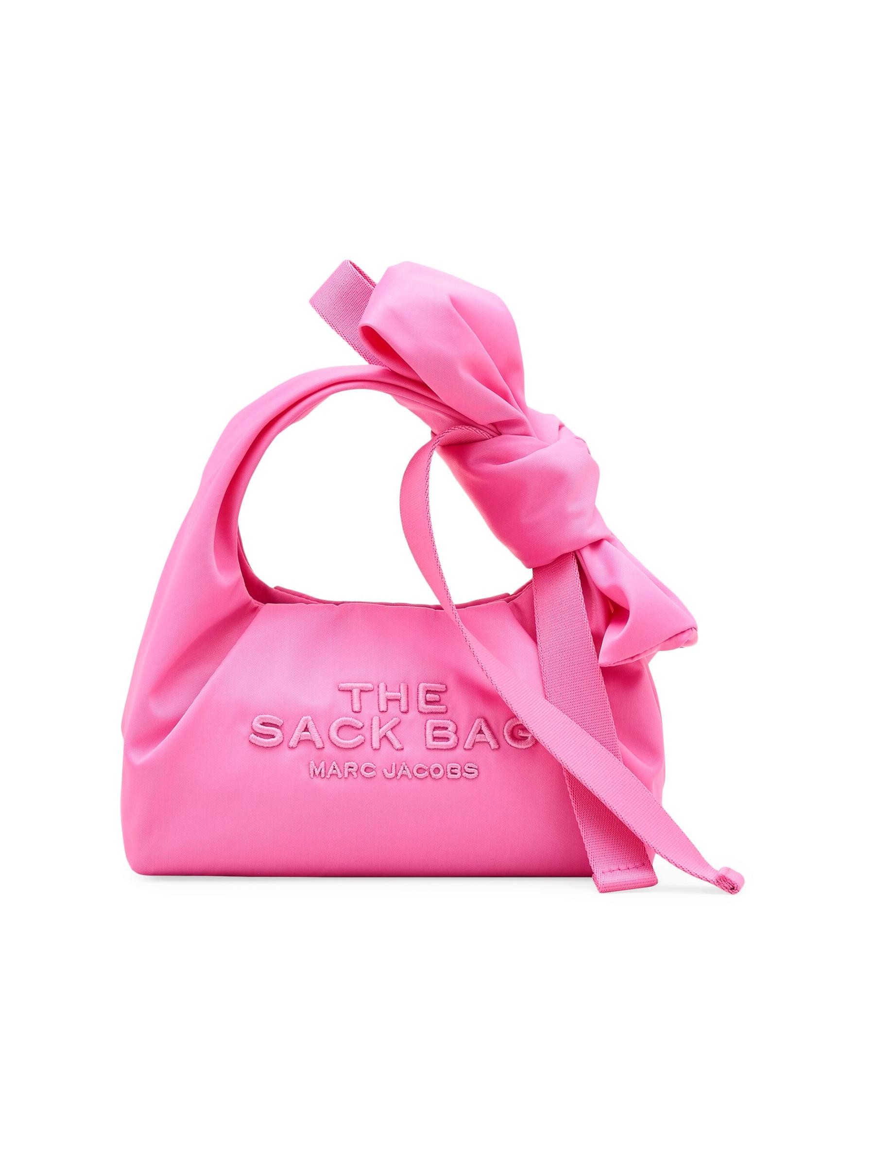 MARC JACOBS】 ロゴ入りThe Bow Nylon Mini Sack Bag MARC