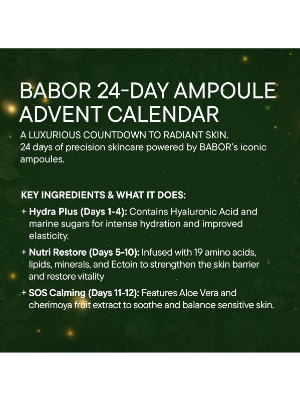 #4: تقويم ظهور الأمبولة لمدة 24 يومًا - NO COLOR