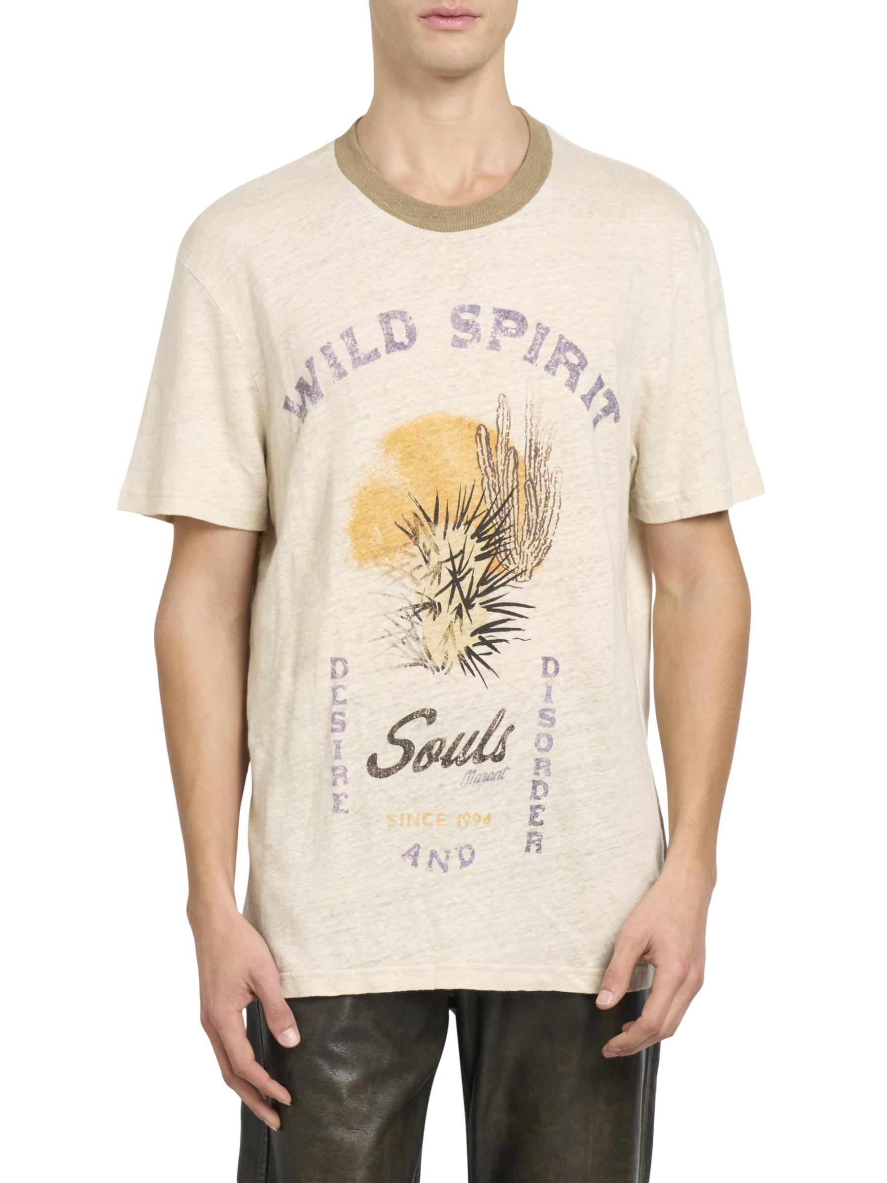 Isabel Marant - オノレ ワイルド スピリット リネン Tシャツ を