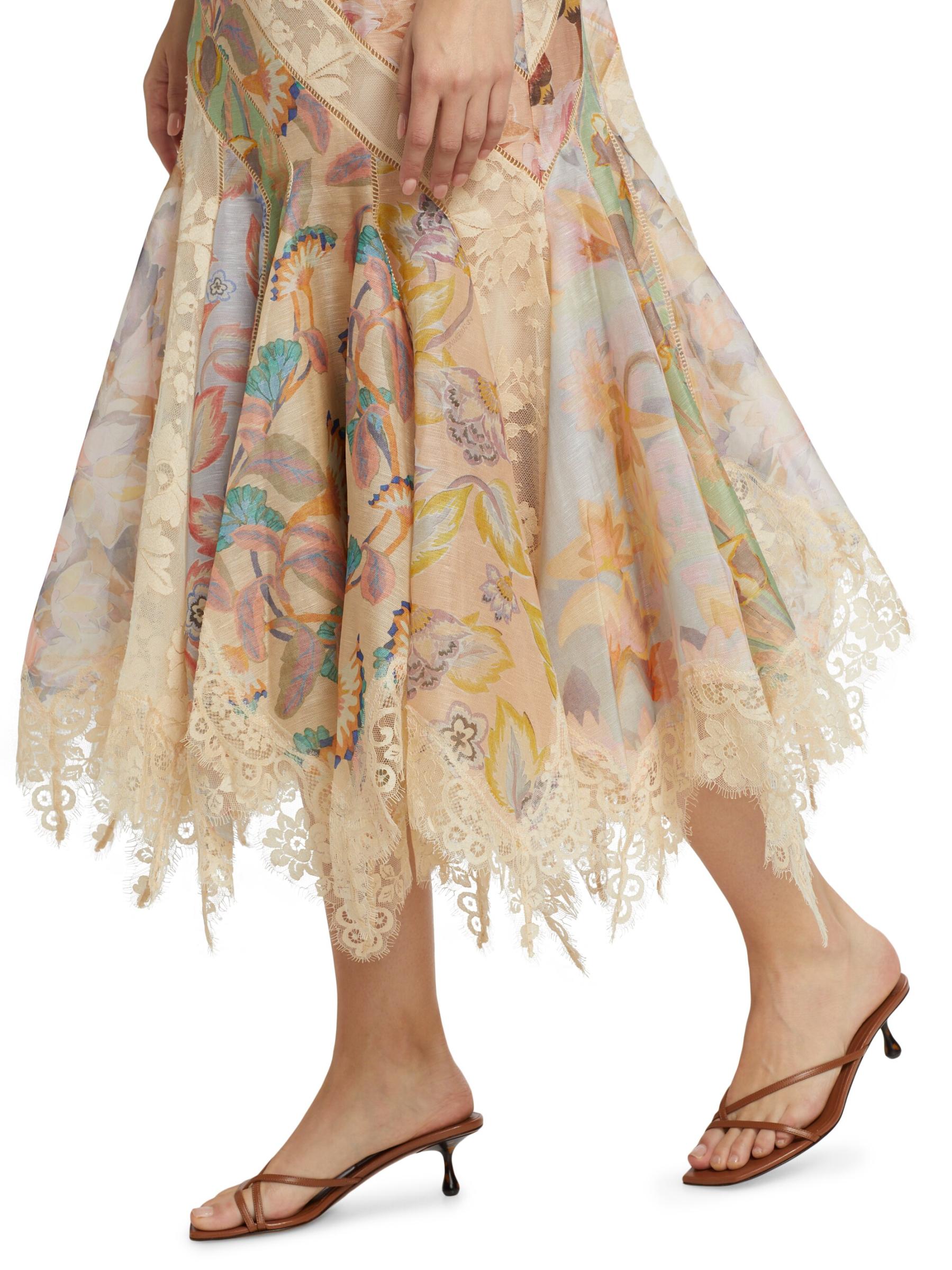 Shop Zimmermann - Eden Spliced Slip Dress | Saks Fifth