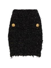 関税送料無料 BALMAIN ボタンディテール ミニスカート 消費税関税送料込み』BALMAIN ミニスカート
