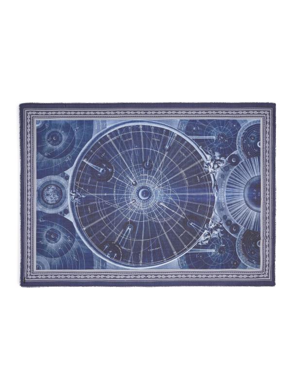 وشاح حريري بطبعة الرياح