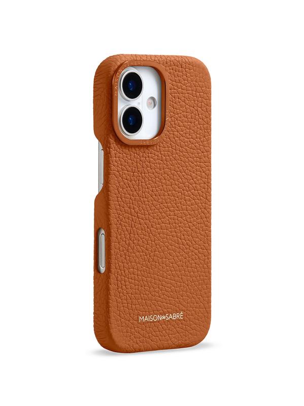 #3: غطاء هاتف جلدي (آيفون 17) - بيكان براون