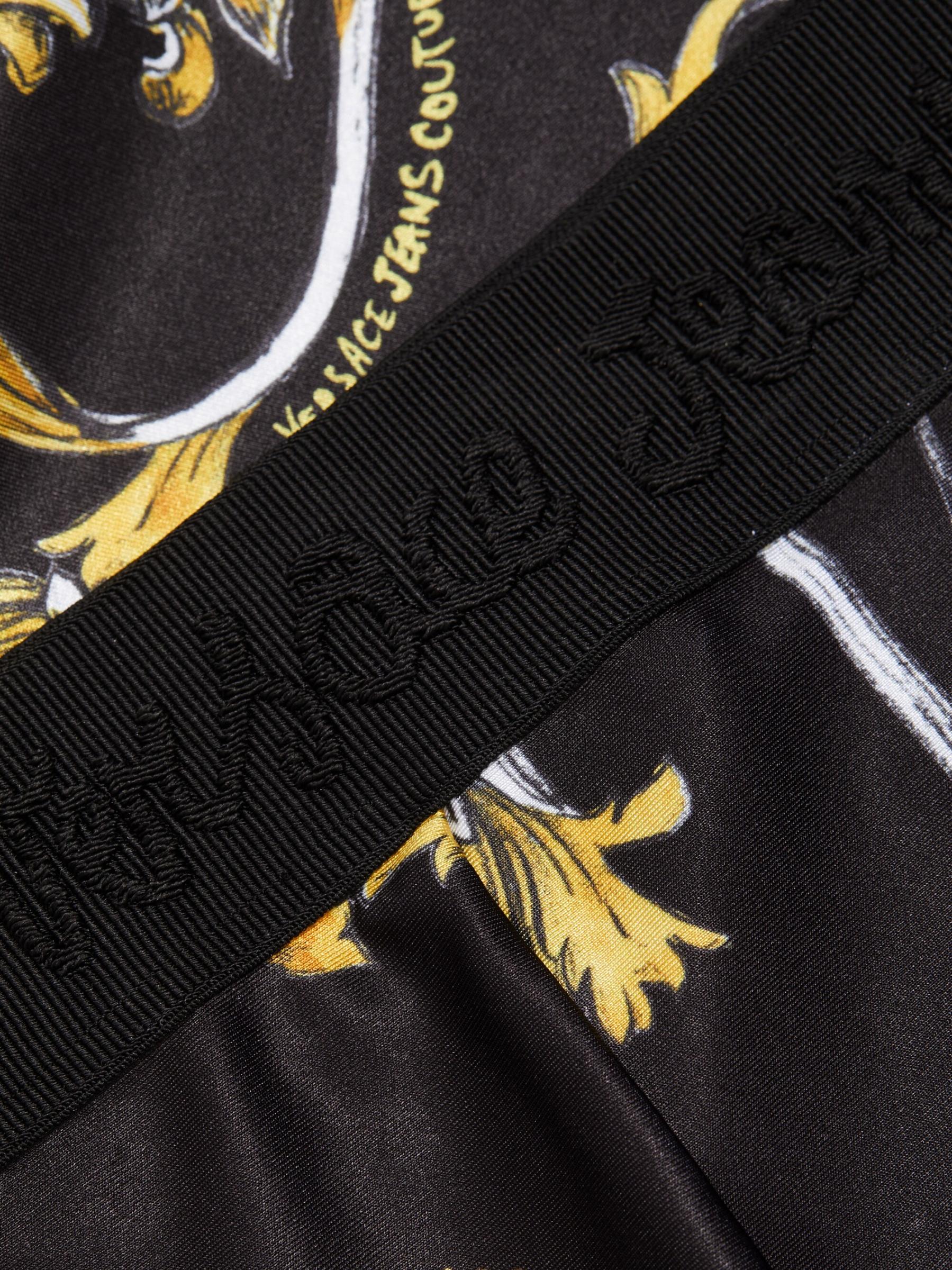 VERSACE JEANS★ウエスト ロゴベルト☆バロック柄☆レギンス Versace Jeans Couture - バロック・ロゴ・ウエストバンド