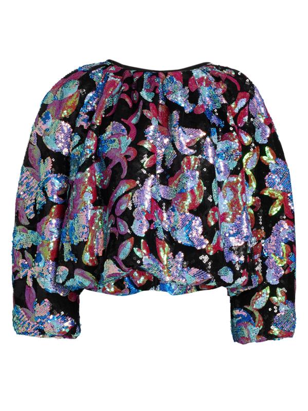 بلوزة بولن مزيّنة بالترتر من Lights On Relaxy Fit