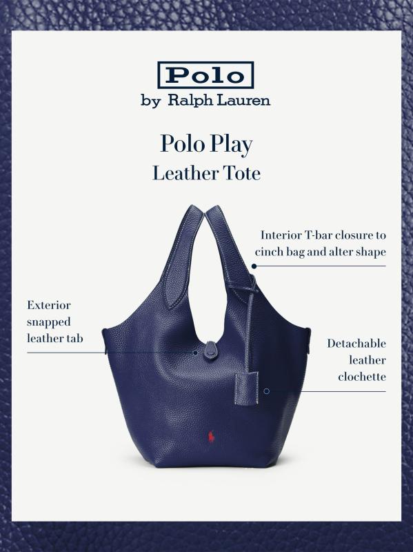 Polo Ralph Lauren - ラージ ポロ プレイ レザー トートバッグ