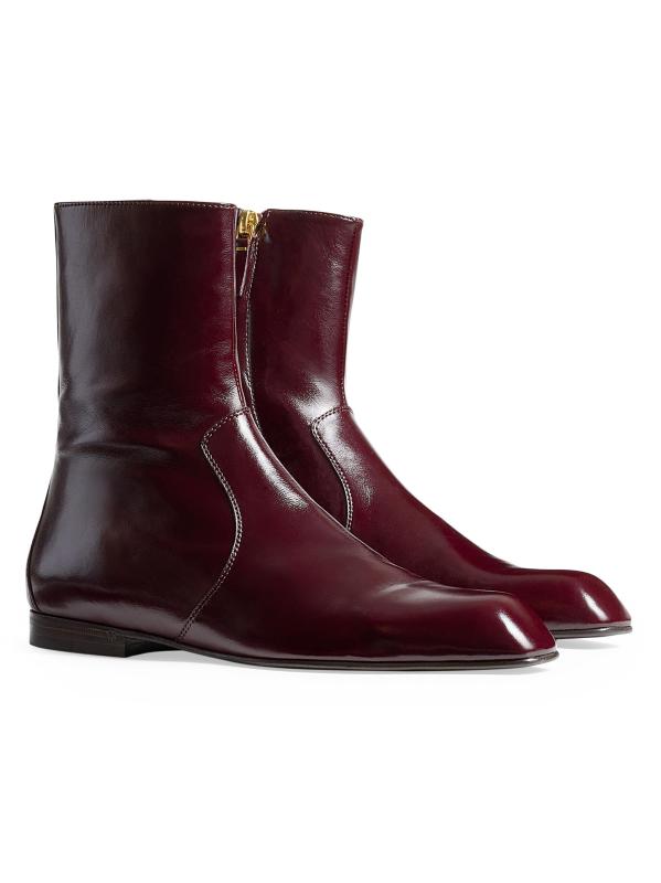 #2: بوت للكاحل من جلد كولت - بوردو