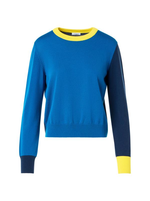 سترة من الصوف المحجوب بالألوان