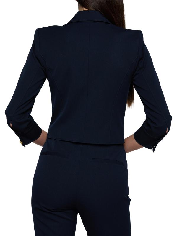 #4: جاكيت قصير من نسيج قطني طويل من كومي - منتصف الليل