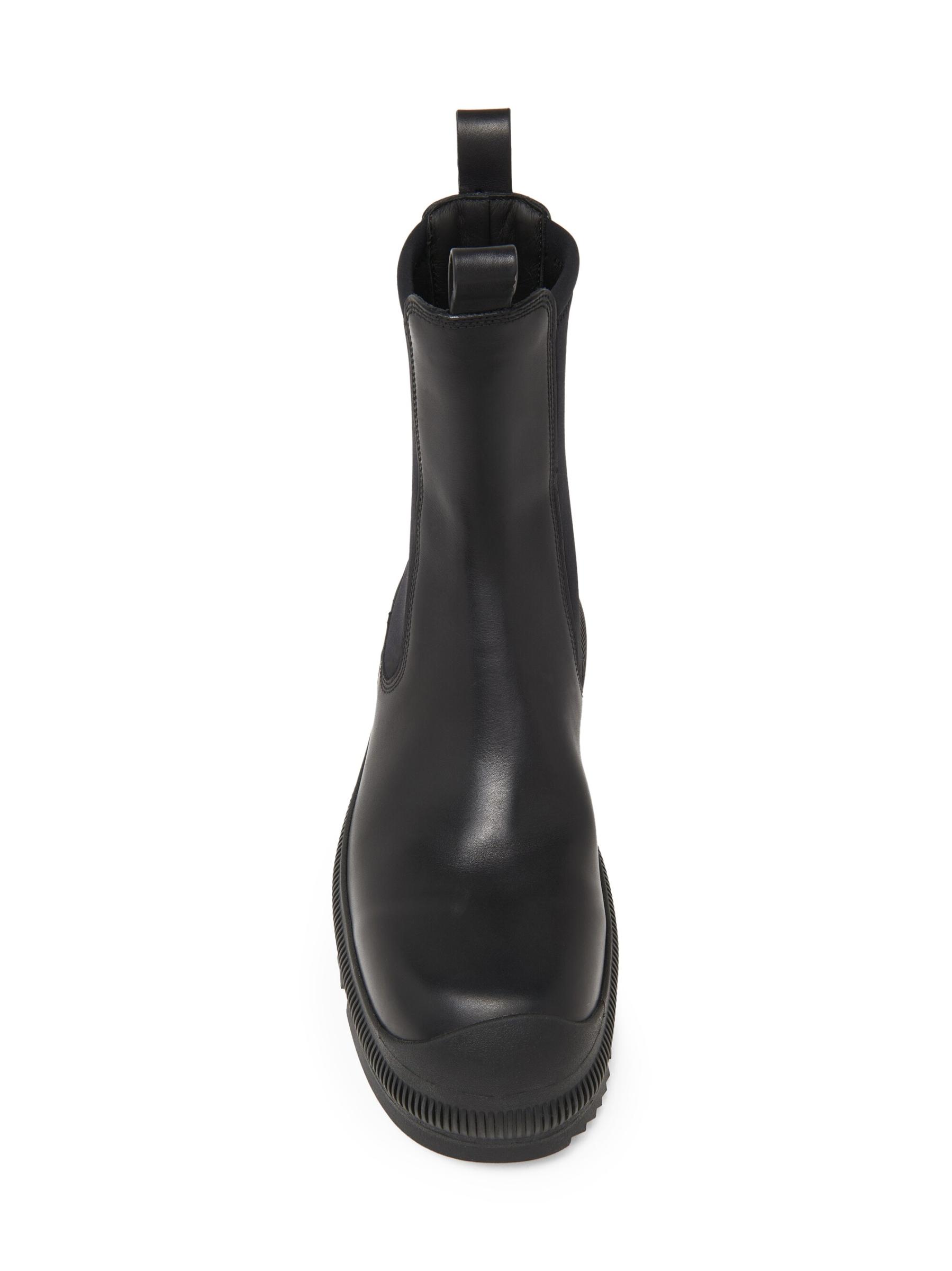 【JIL SANDER】レザー アンクルブーツ Jil Sander レザー アンクルブーツ | ブラック | FARFETCH JP