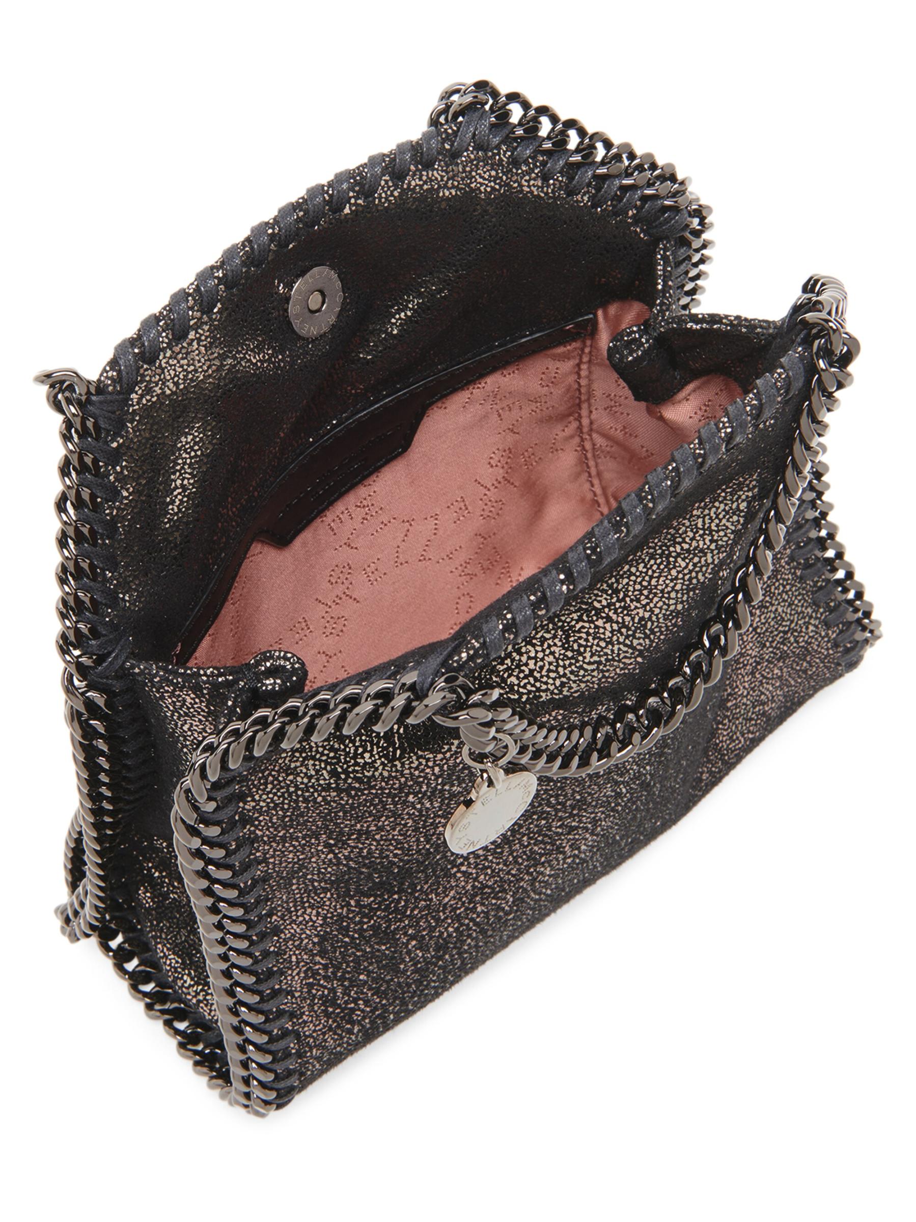 Shop Stella McCartney - Tiny Shiny Dotted Crossbody Bag