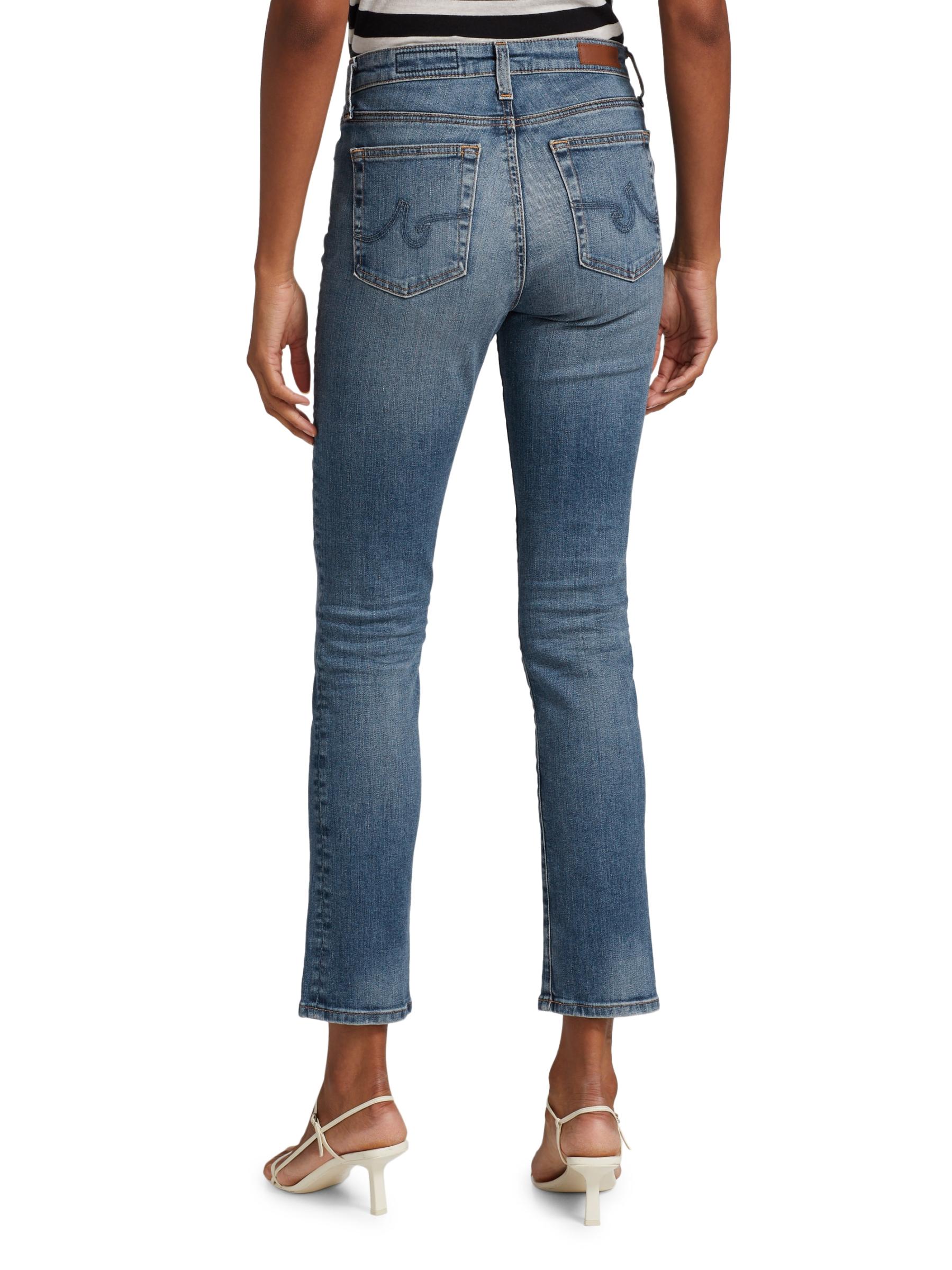 【AG】Mari ハイライズ ストレート レッグ ジーンズ ポケット AG Jeans - Mari ハイライズストレッチストレートレッグジーンズ