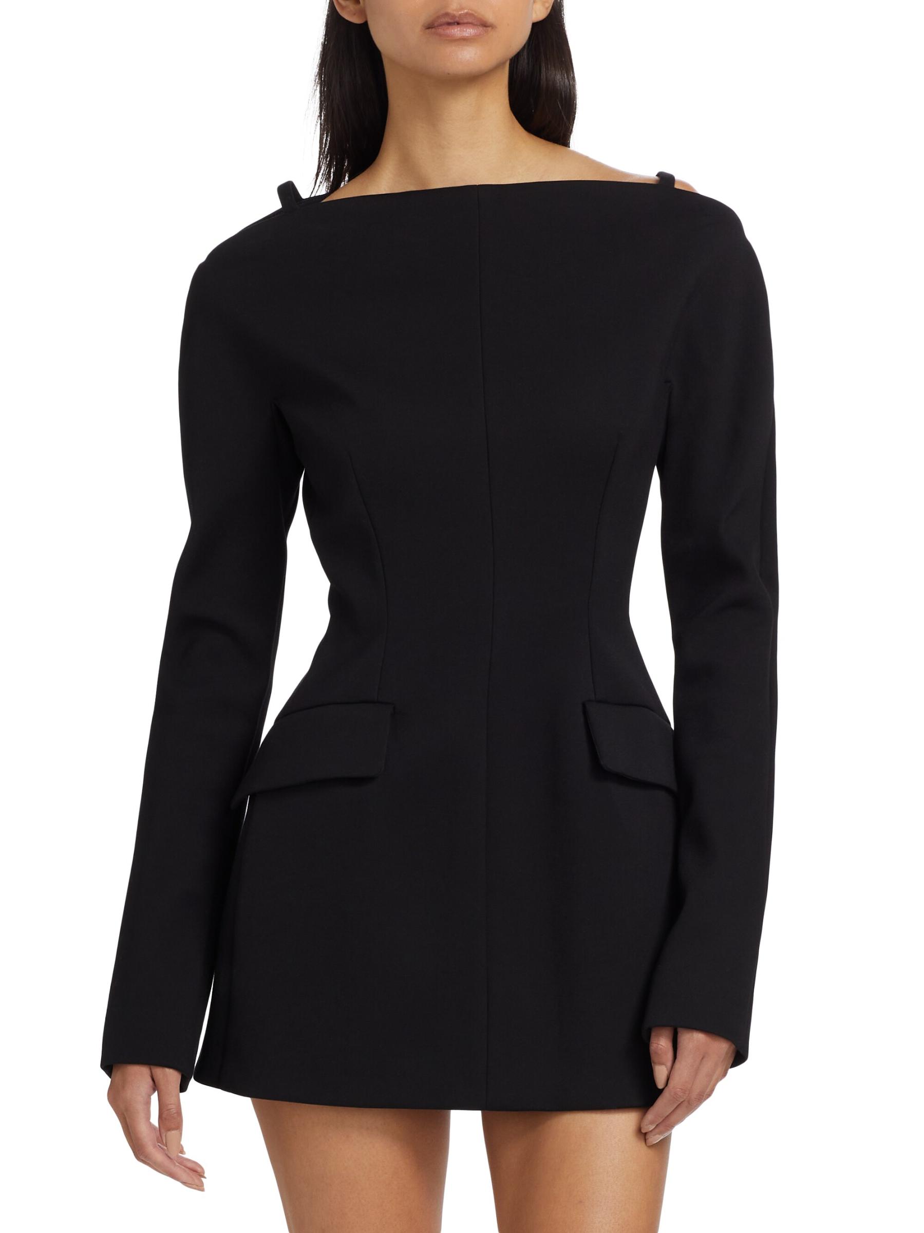 送料込/関税込■SPORTMAX■Dakar ミニドレス Shop Sportmax - Dakar Long-Sleeve Minidress | Saks Fifth