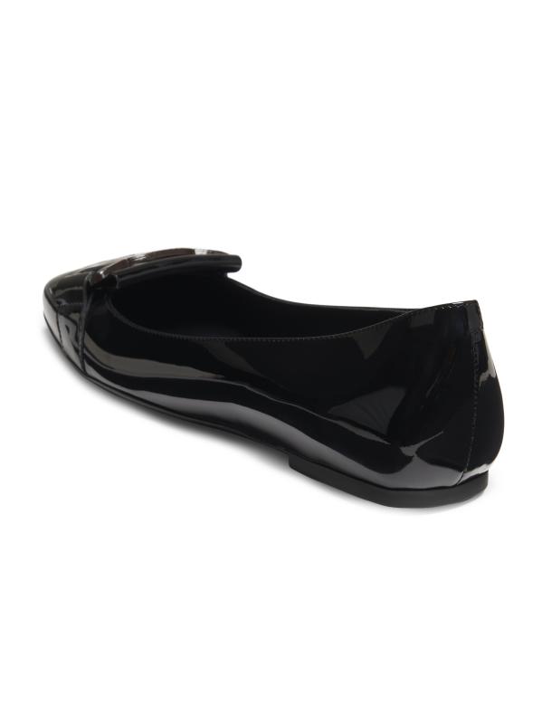Shop Tod's - Chain-Patterned Leather Ballerina Flats | Saks
