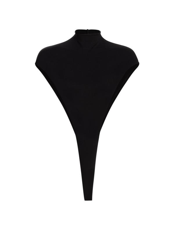 Triangular High-Cut Bodysuit