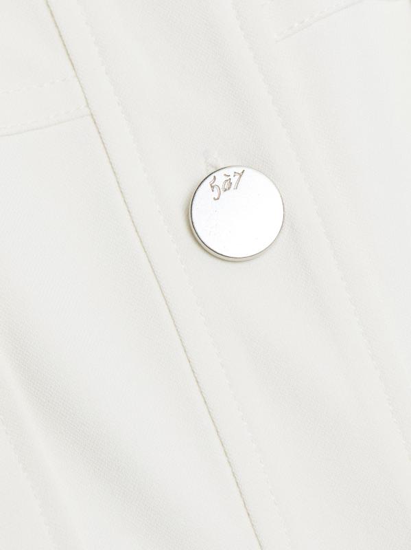 #6: فستان قصير بأكتاف منسدلة من Nolwenn - عاجيي