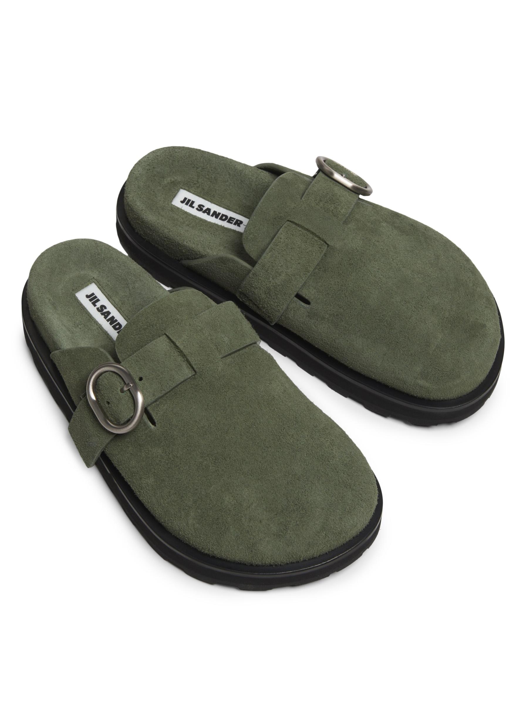 Jil sander ミュール Jil Sander Leather Square-Toe Mules 40 | Harrods US