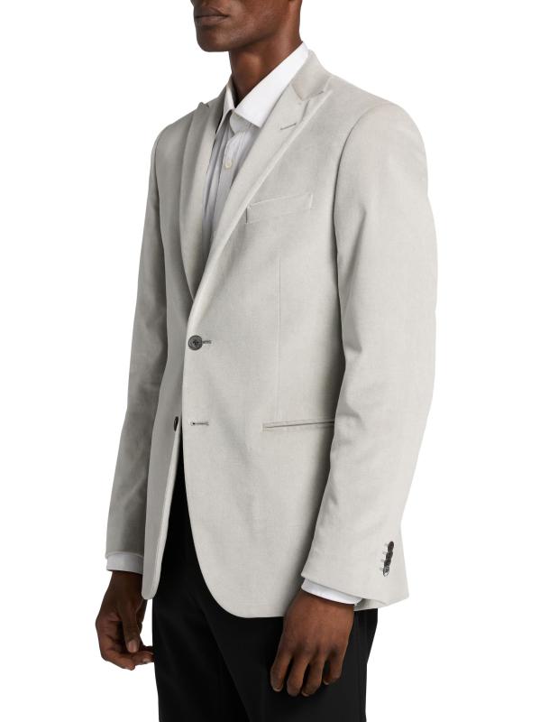 #3: جاكيت مخملي - فضة