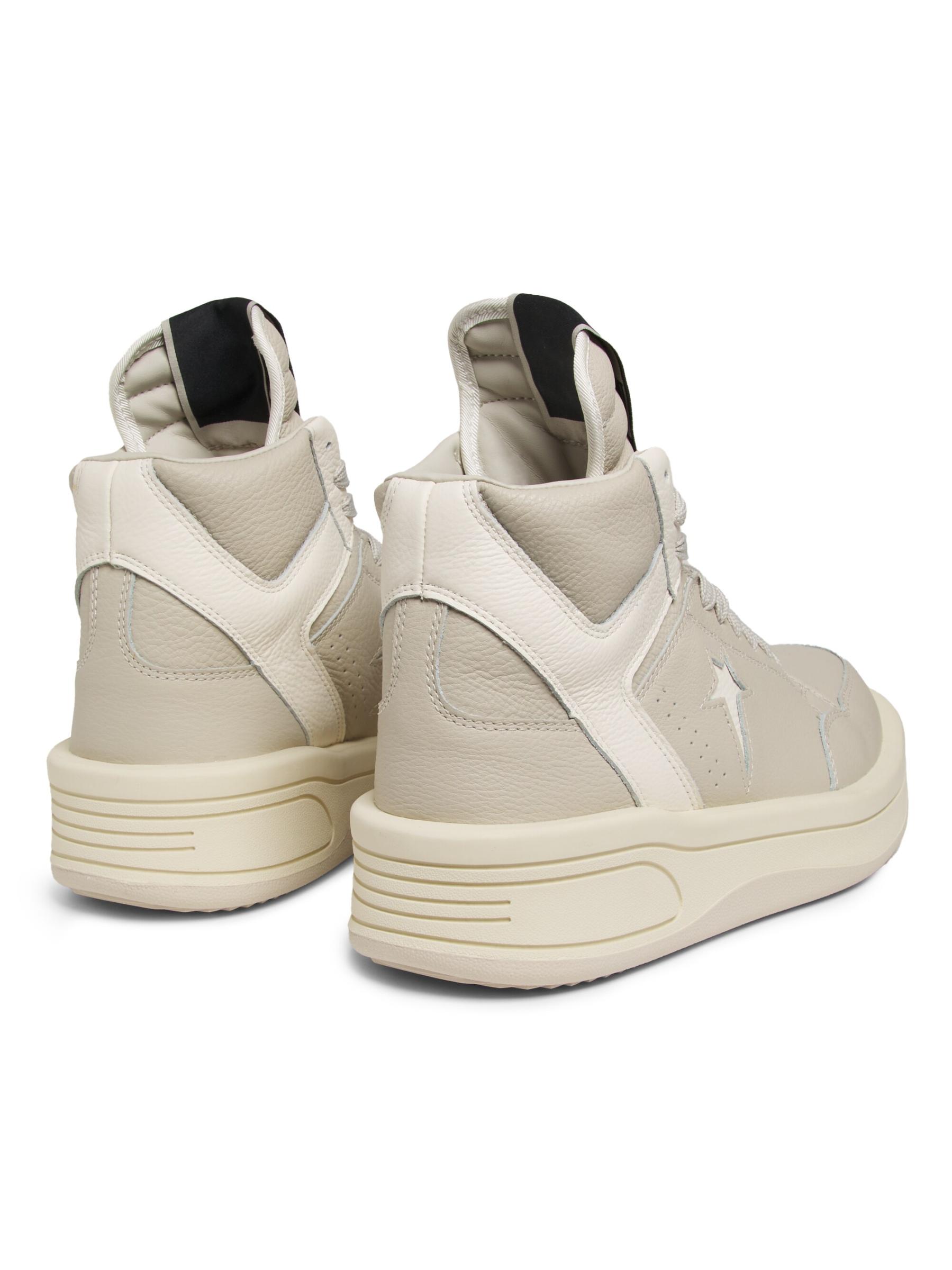 *DRKSHDW by Rick Owens*Turbowpn レザースニーカー ホワイト Converse x DRKSHDW TURBOWPN Unisex Mid Shoe. Converse.com