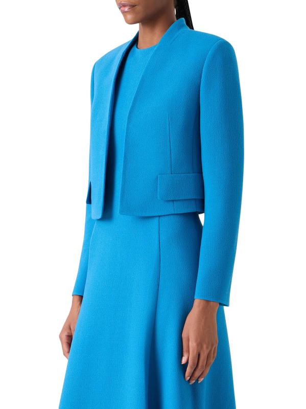 #3: جاكيت هيلينا المصنوع من الصوف بكريب ذو وجهين - توايلايت