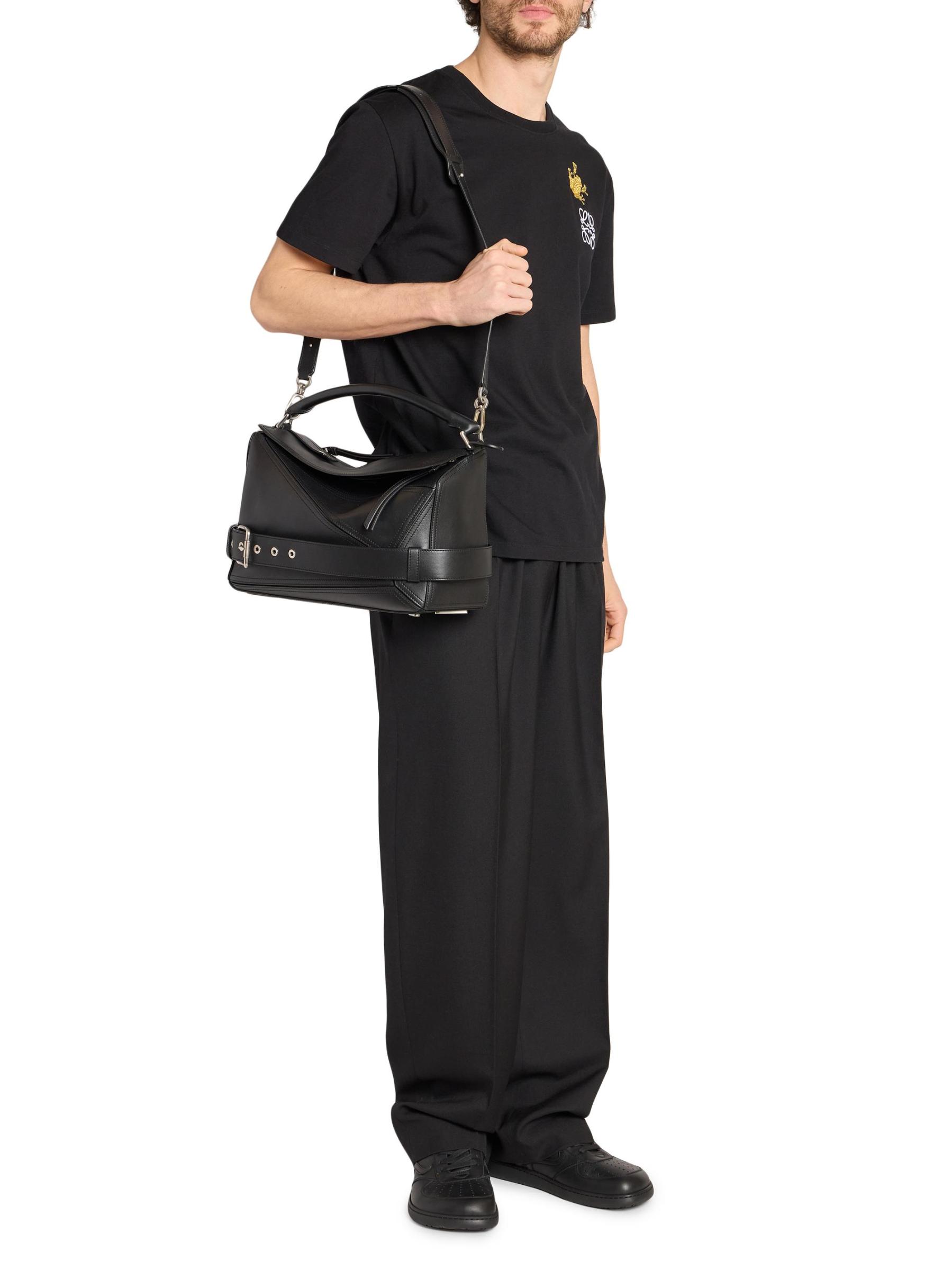 Loewe - ラージパズルレザーバイカーバッグ をオンライン購入