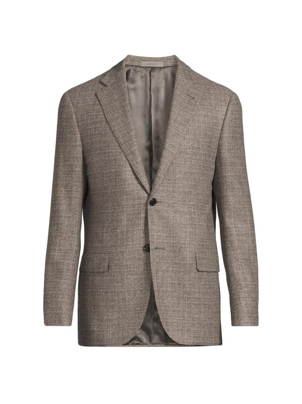 Corneliani - ウール＆カシミア・テーラード・ジャケット を