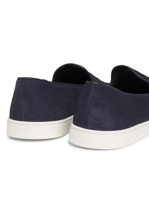 #3: حذاء بيني من الجلد المدبوغ بخياطة علوية من Peebles - القوات البحرية