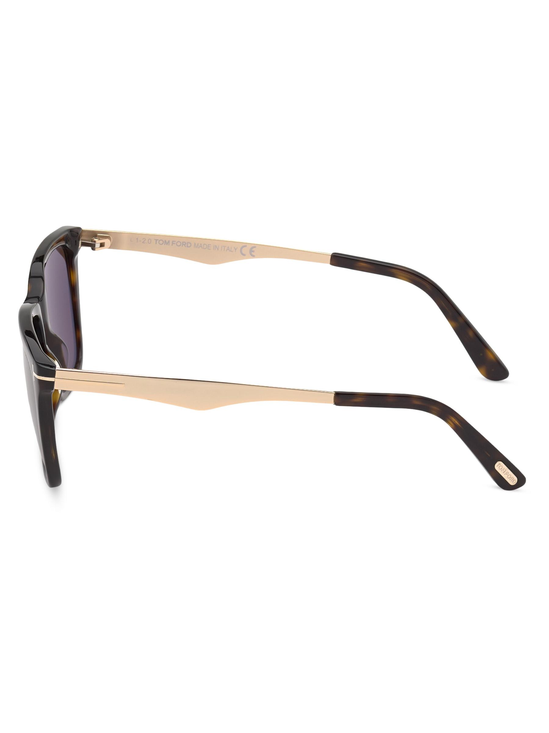 TOM FORD/トムフォード/スクエアフレームアセテートサングラス Tom Ford - 54MM スクエア アセテート サングラス をオンライン