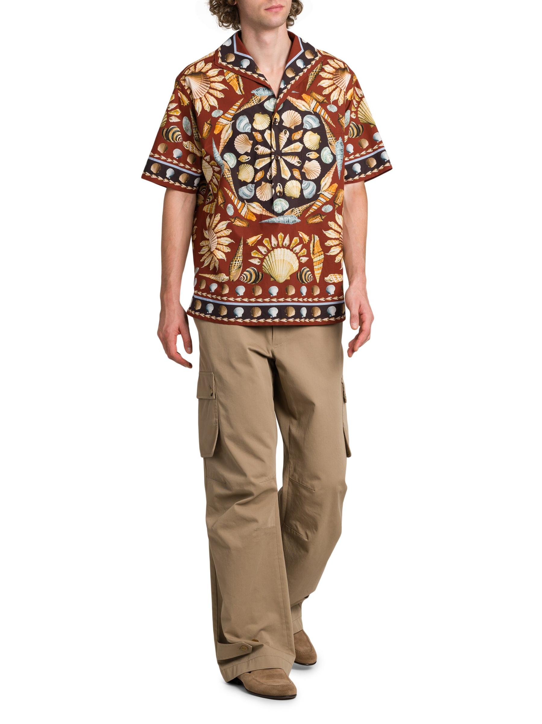 Dolce & Gabbana フラワープリント 半袖シャツ 42 花柄 Dolce & Gabbana(ドルチェ&ガッバーナ) シャツ(メンズ