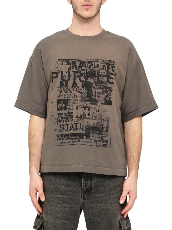 Purple Brand - ロゴ・グラフィック・コットン・ジャージーT