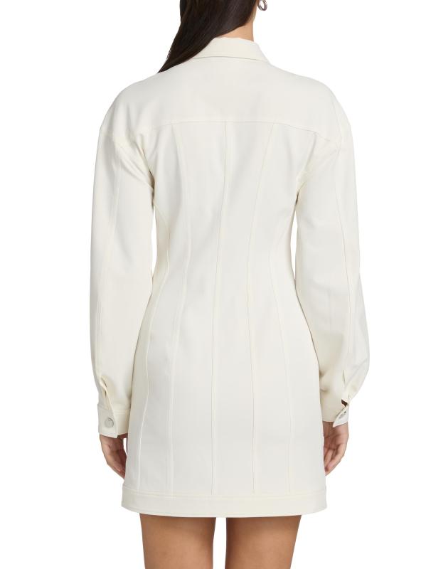 #4: فستان قصير بأكتاف منسدلة من Nolwenn - عاجيي