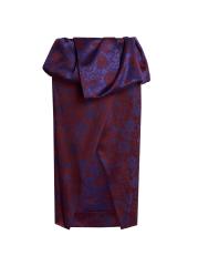 Dries Van Noten - フローラル・ジャカード・アシンメトリック