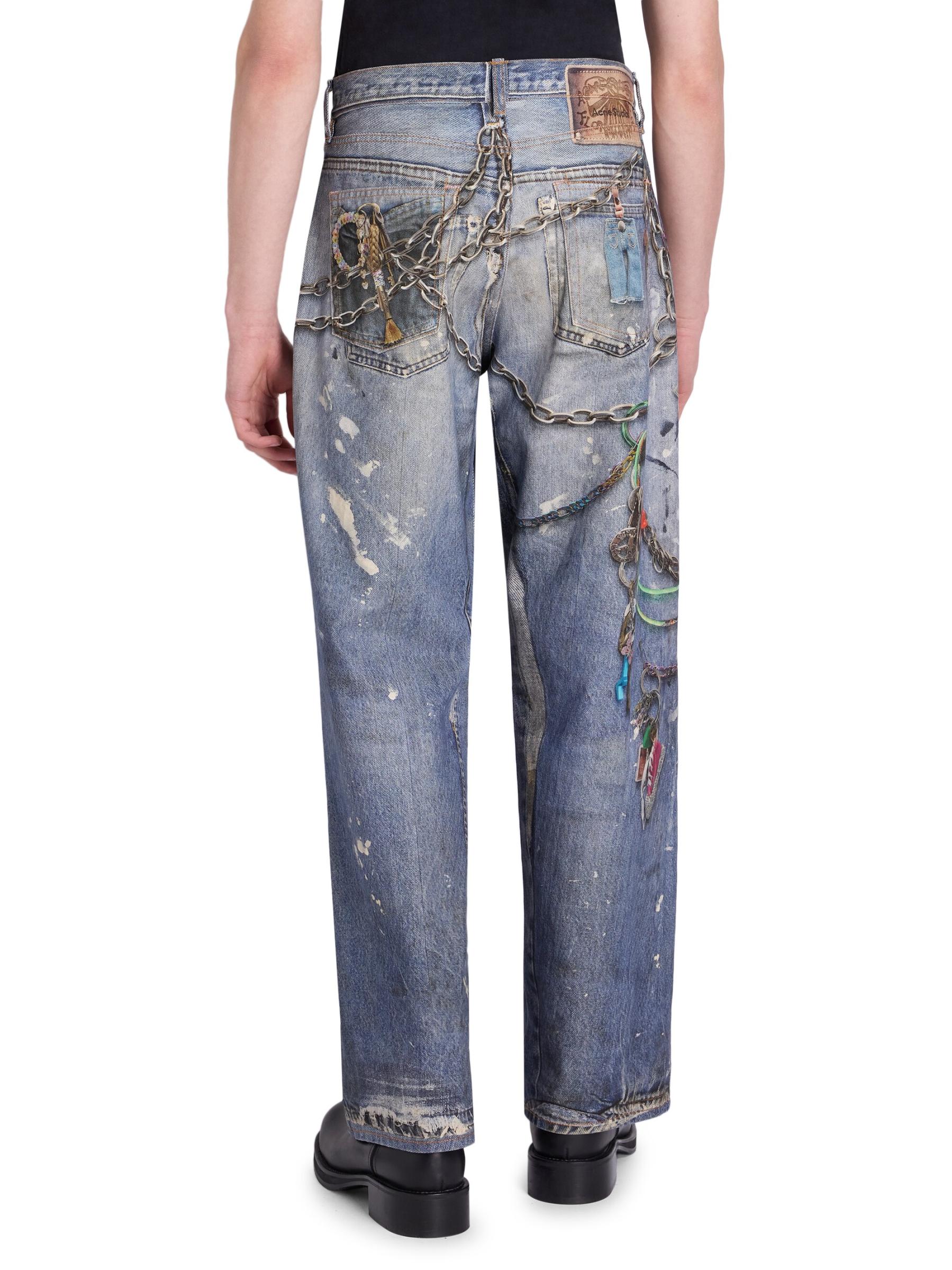 Acne Studios - Baggy fit trousers - 1981M - Mid Blue