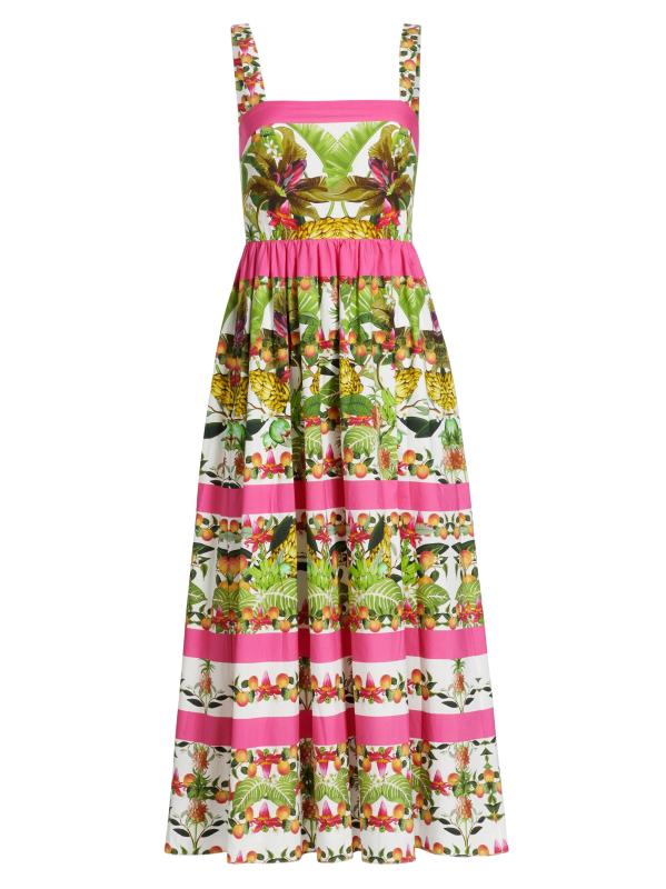 فستان ماكسي من القطن من نينيت