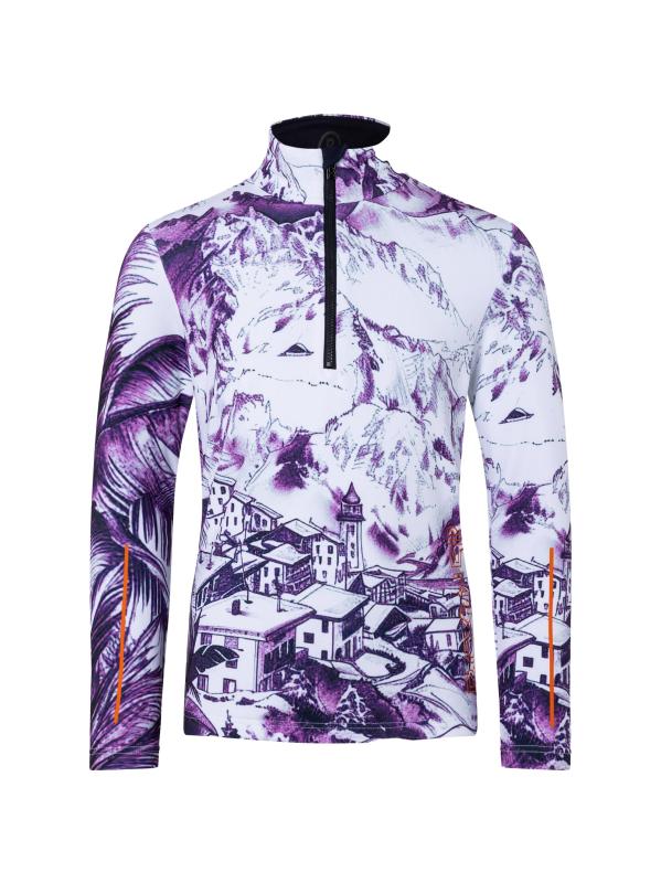 بلوفر كريس بنصف سحّاب للفتيات الصغيرات والفتيات