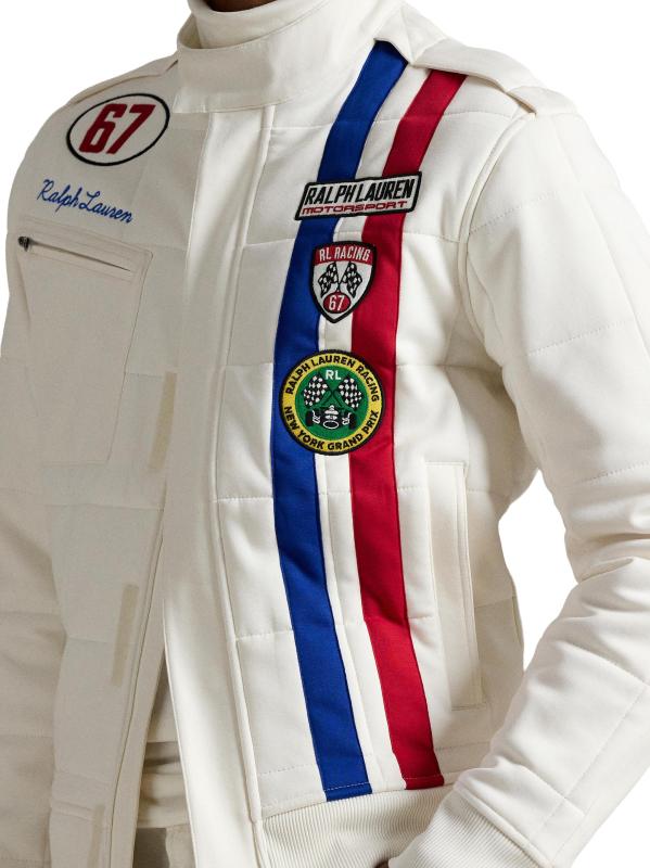 ポロラルフローレン Double Knit Racing Jacket 真贋済み ストレッチ