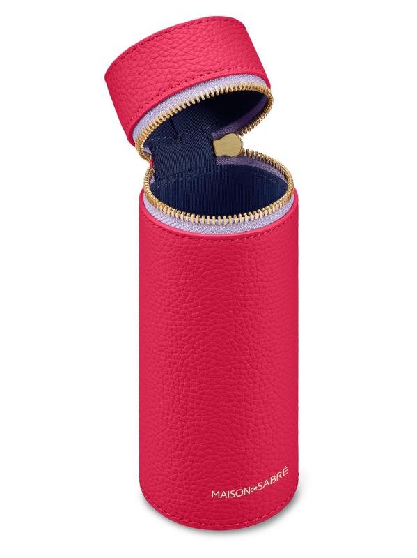 #3: حقيبة فرشاة جلدية - فوشيا لافندر