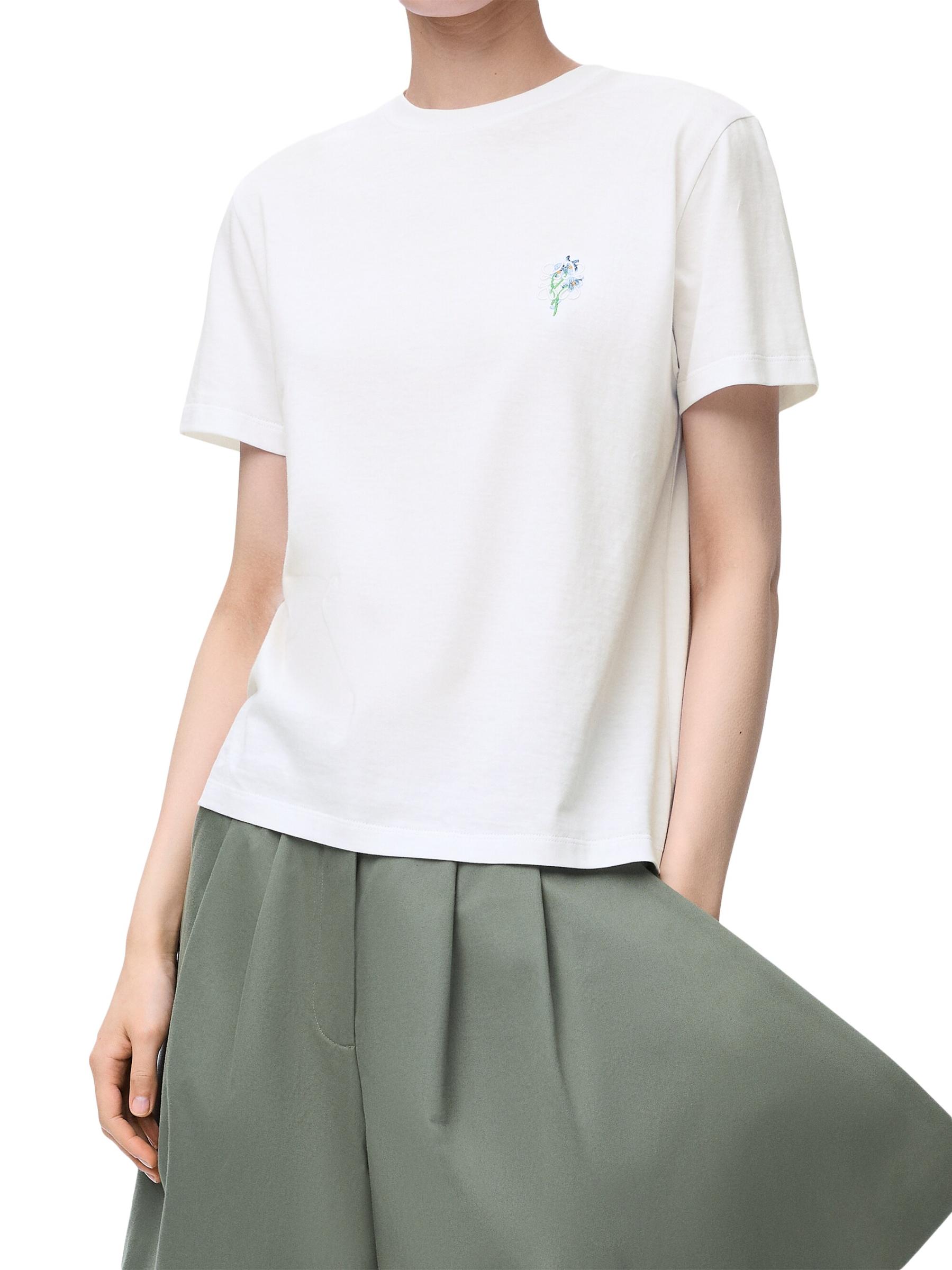 25新作 ロエベ リラックスフィット Tシャツ（コットン） リラックスフィット Tシャツ（コットン） ブラック - LOEWE