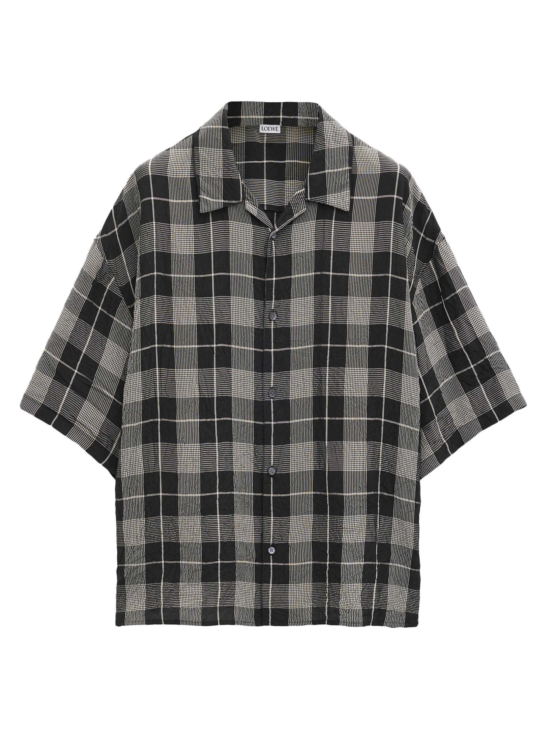 Loewe - チェック半袖シャツ をオンライン購入 | Saks Fifth