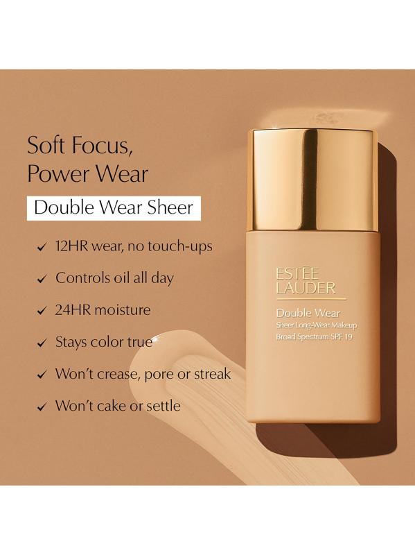 #8: كريم أساس دابل وير شفاف طويل الأمد بعامل حماية من الشمس 19 - كمأة بحجم 6 متر مربع