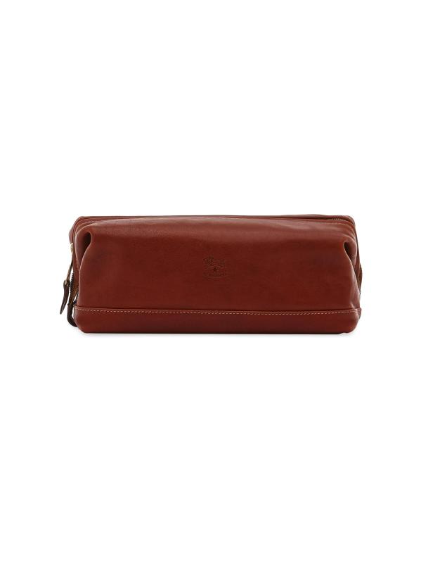 Vintage-Style Leather Travel Case
