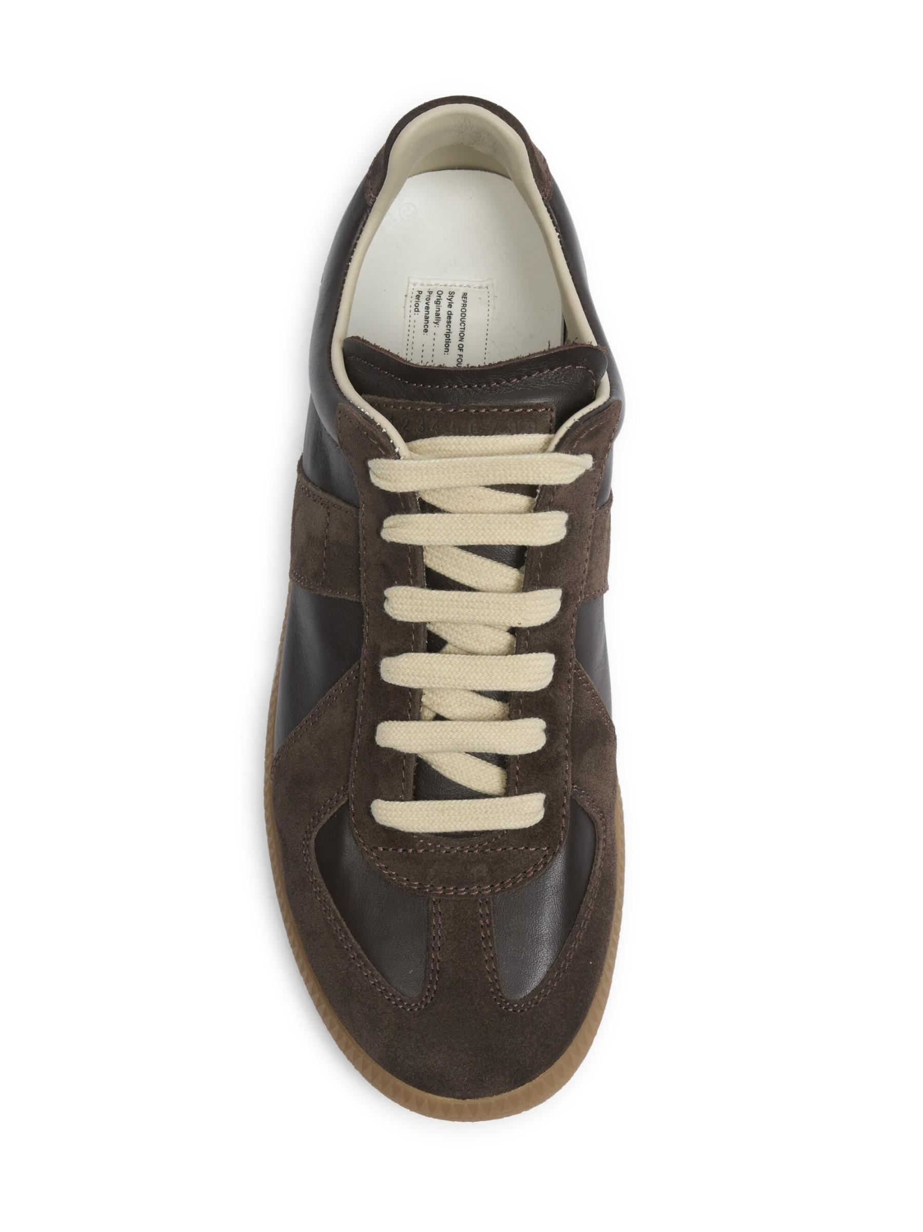 ◆Maison Margiela◆ レプリカ ロートップ レザースニーカー Maison Margiela - レプリカ・レザー・ロートップ・スニーカー