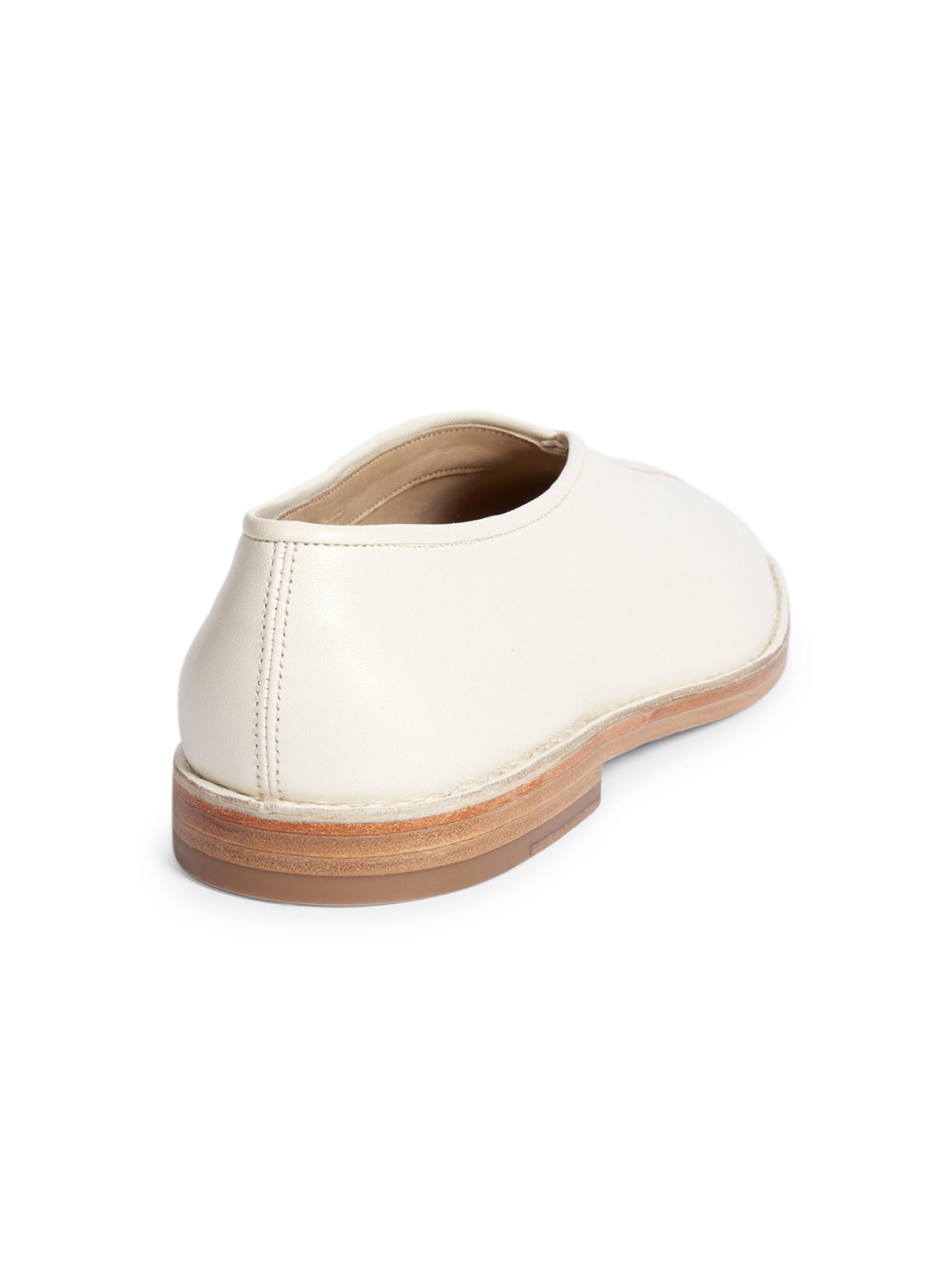 Shop Lemaire - Flat Piped Leather Slippers | Saks Fifth