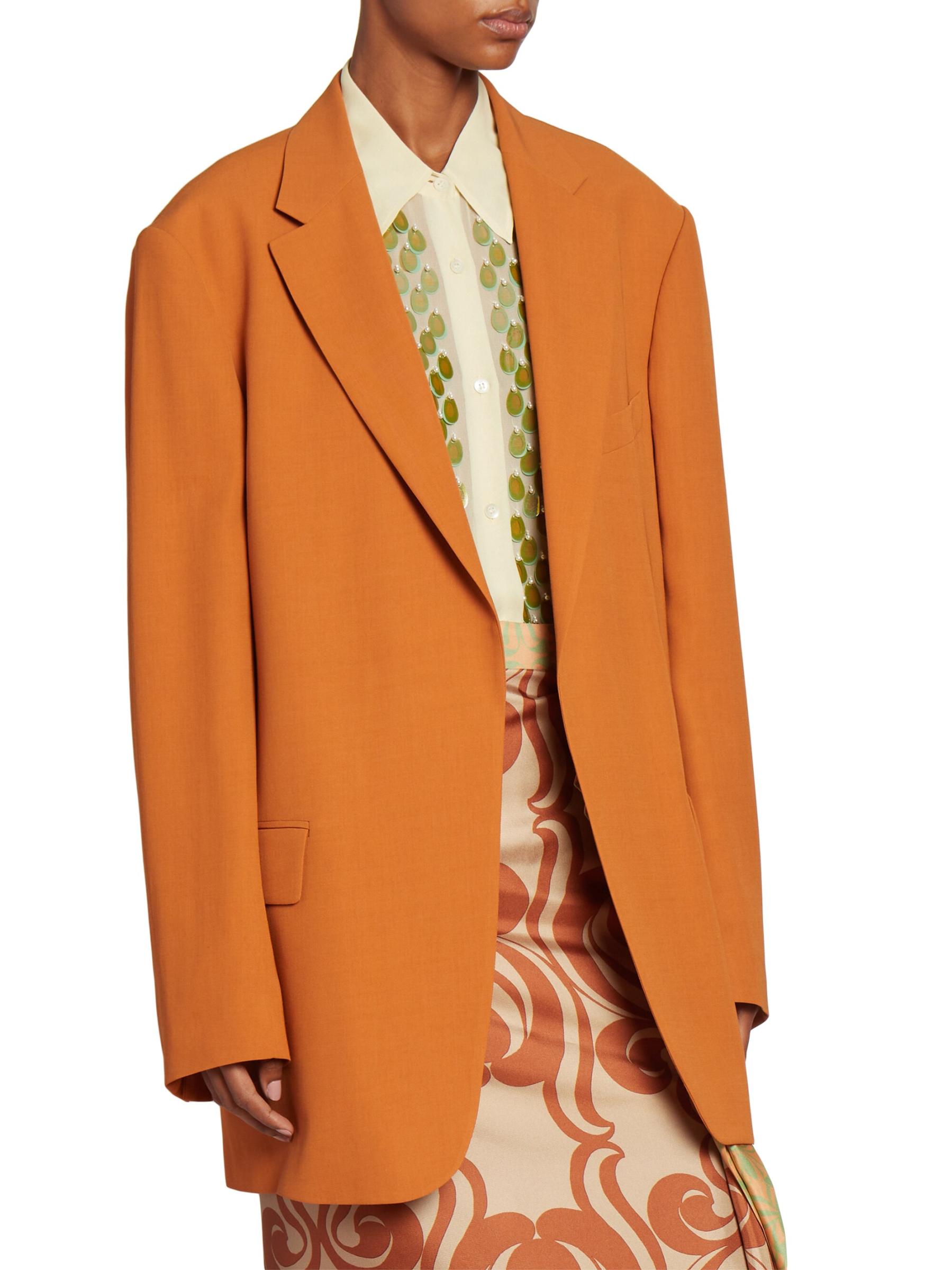 Dries Van Noten - オーバーサイズ・シルクブレンド・ジャケット