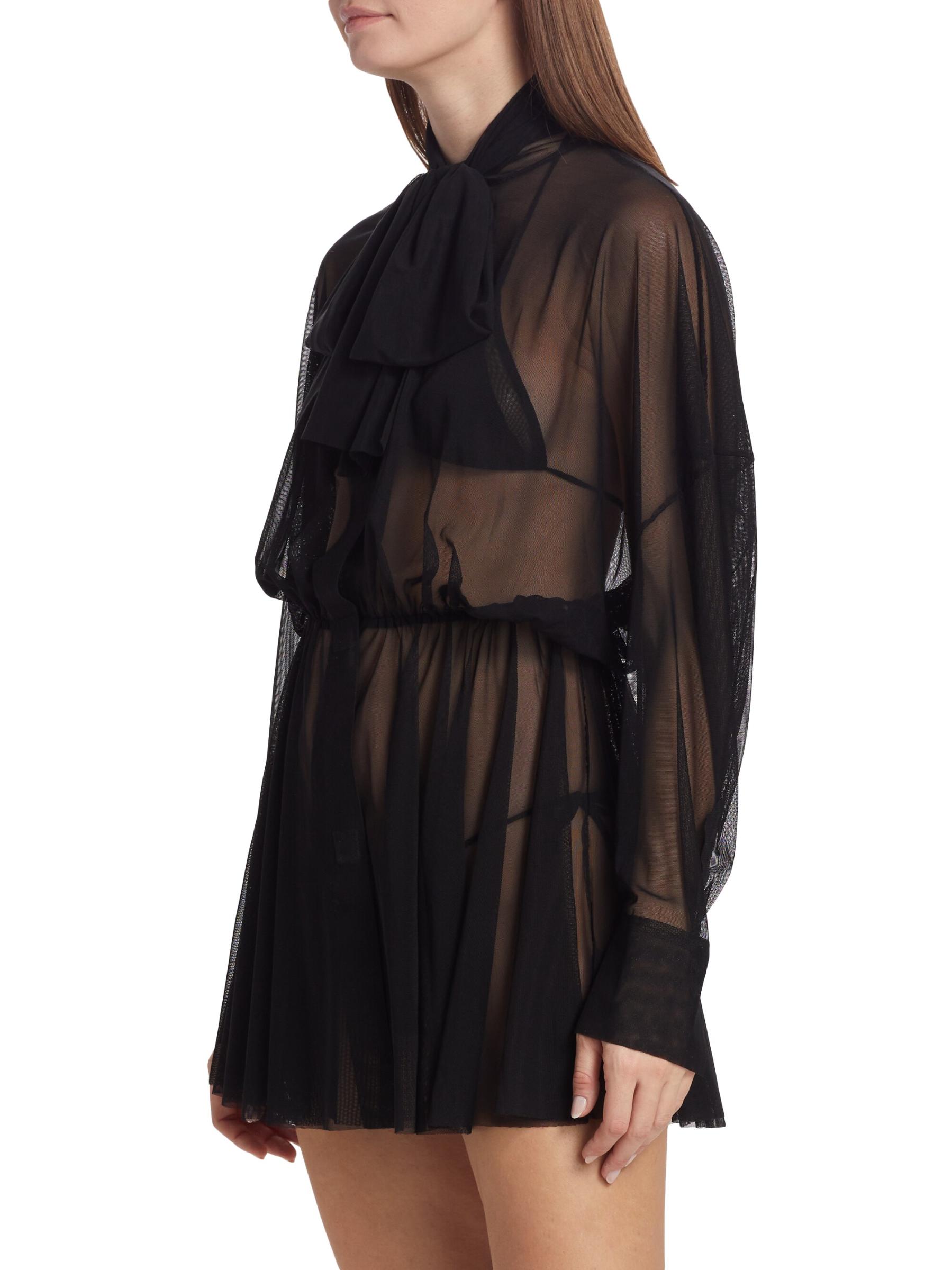 NORMA KAMALI ST4224VE895001 関税送料込 Norma Kamali Open Slit Cayla Side Drape Gown Black Size XL